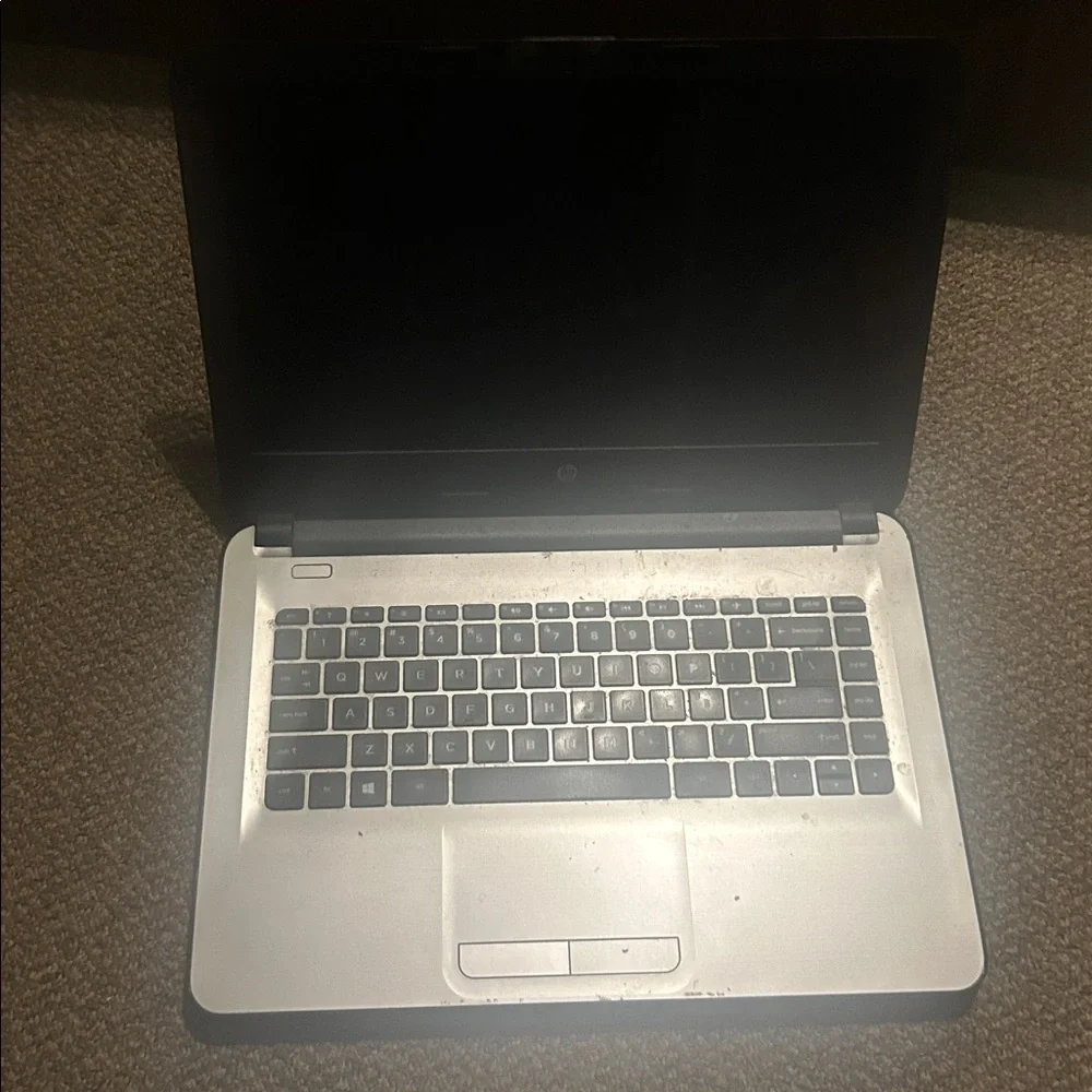 HP Gray Laptop with Textured Finish